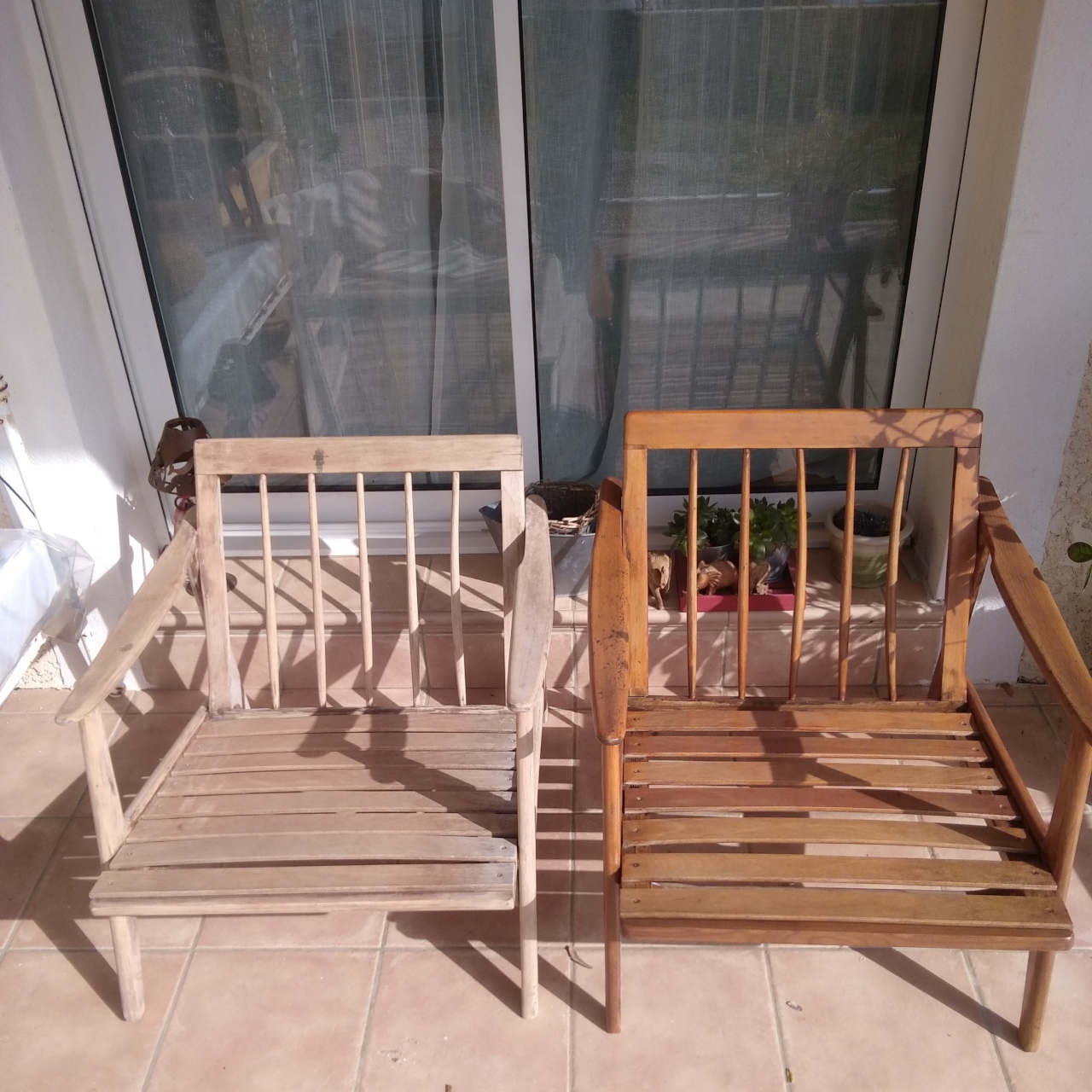Renovation chaise en bois